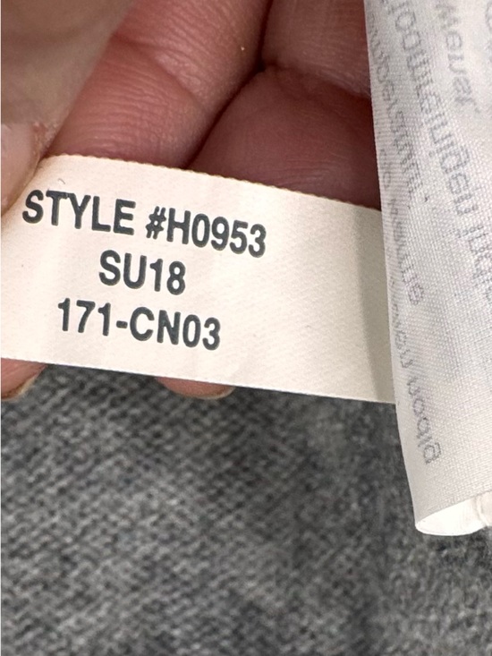 J.Crew Cashmere Sweater Men's Size Medium Gray Crewneck Preppy Casual Stretch - Picture 11 of 11